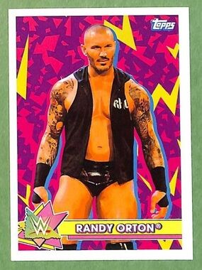 Randy Orton The Viper 2021 Topps WWE Wrestling Sticker Card